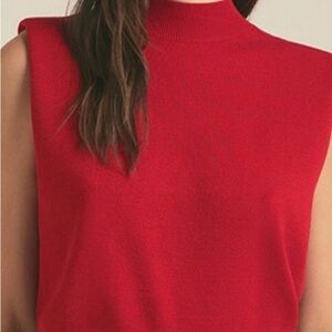Favorite Daughter Whitney Red Sleeveless Top - size XS never worn